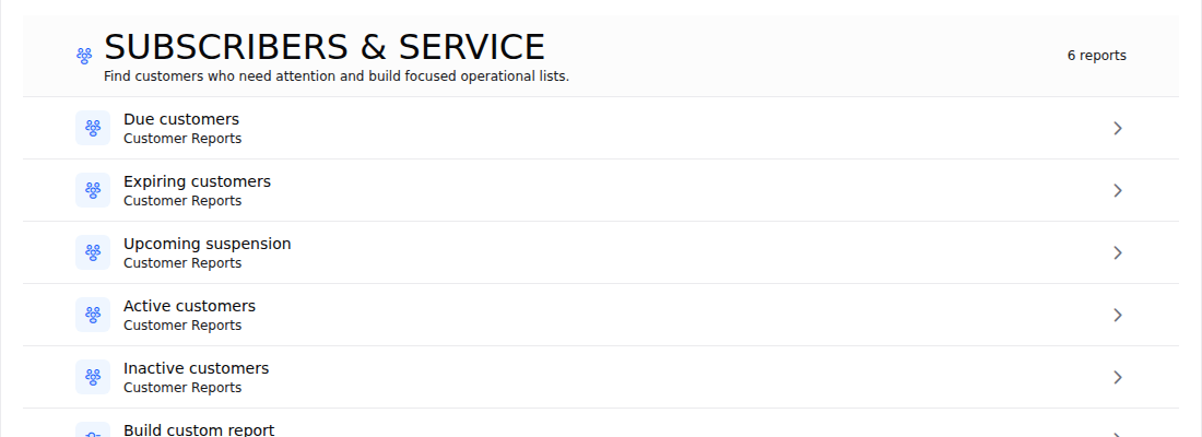 ISPbills Reports Hub